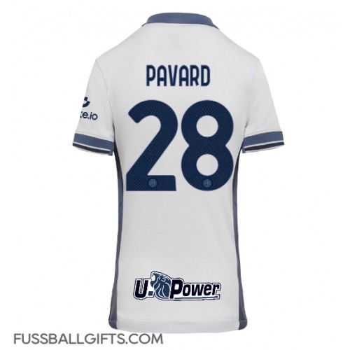 Inter Milan Benjamin Pavard #28 Fußballbekleidung Auswärtstrikot Damen 2024-25 Kurzarm